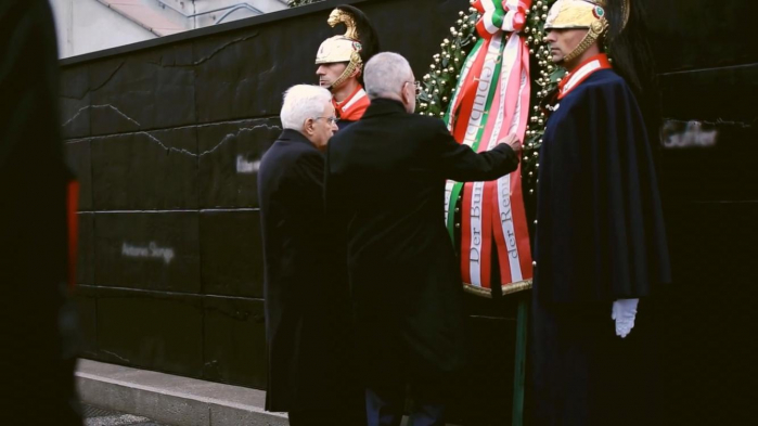 Verso il nuovo Memoriale - Visita al Memoriale dei Presidenti Mattarella e Van der Bellen